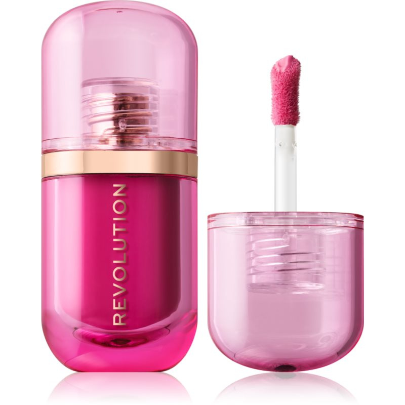Makeup Revolution Superdewy Blush Burst tekutá tvářenka odstín Bubblegum Burst Pink 4.2 ml