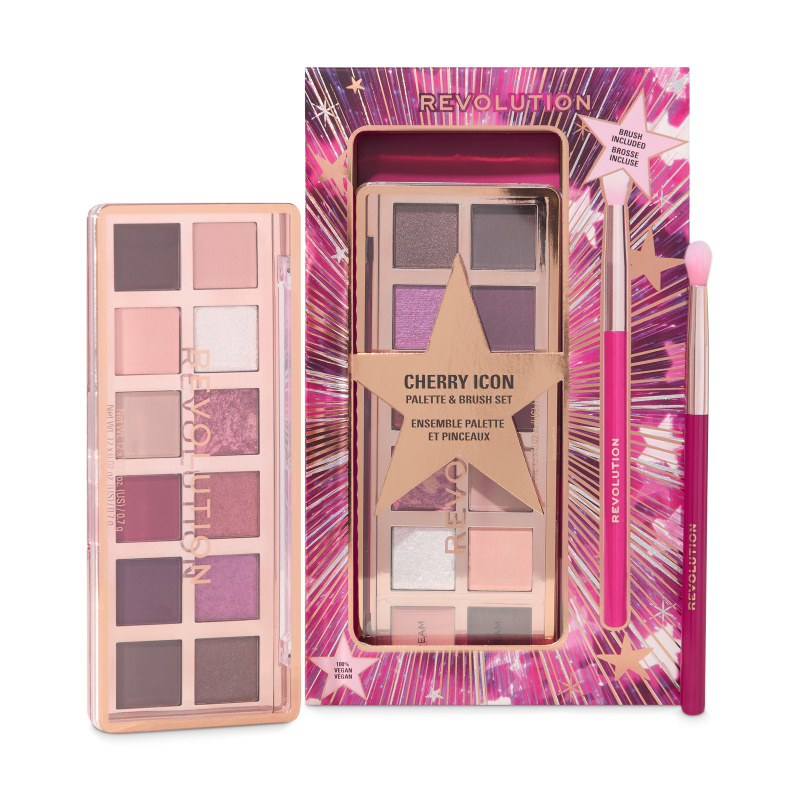 Makeup Revolution Xmas 2025 Cherry Icon vánoční dárková sada na oči