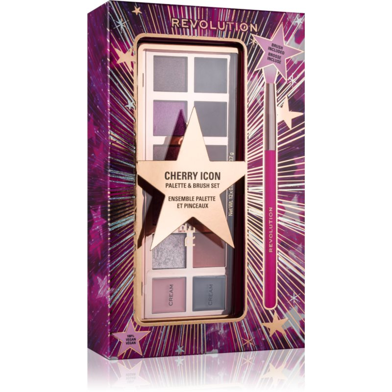 Makeup Revolution Xmas 2025 Cherry Icon vánoční dárková sada na oči