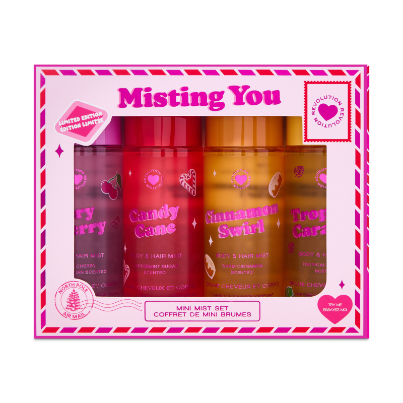 I Heart Revolution Xmas 2025 Mini Mist set vánoční dárková sada pro ženy