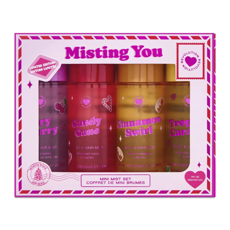 I Heart Revolution Xmas 2025 Mini Mist set vánoční dárková sada pro ženy