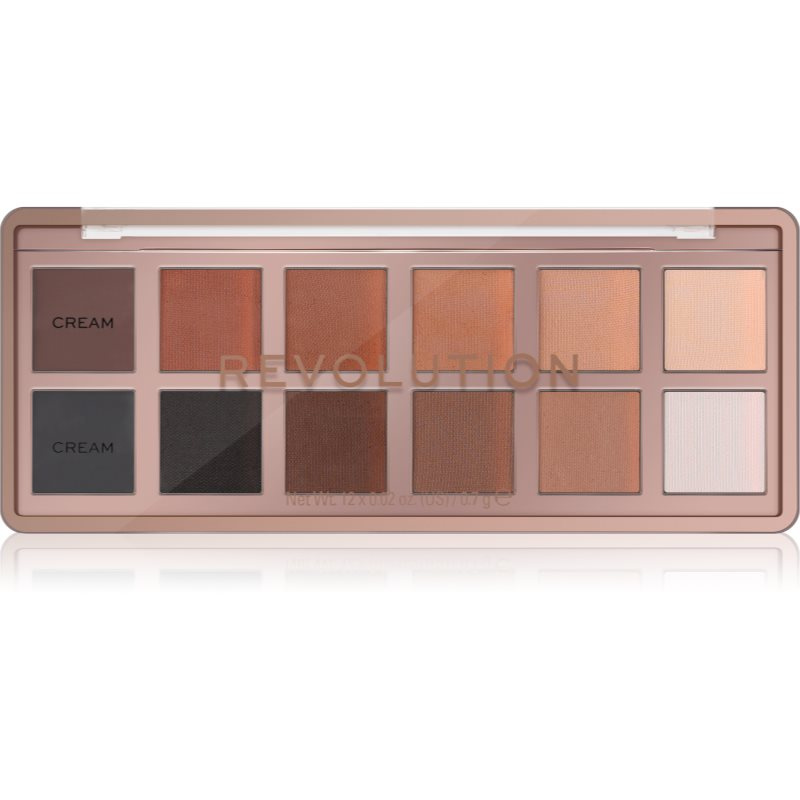 Makeup Revolution Paletka očních stínů The Master Icon Matte