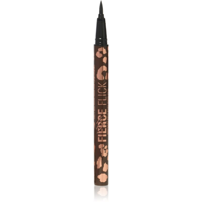 Revolution Fierce Flick precizní voděodolná linka odstín Mocha Brown 0.6 ml