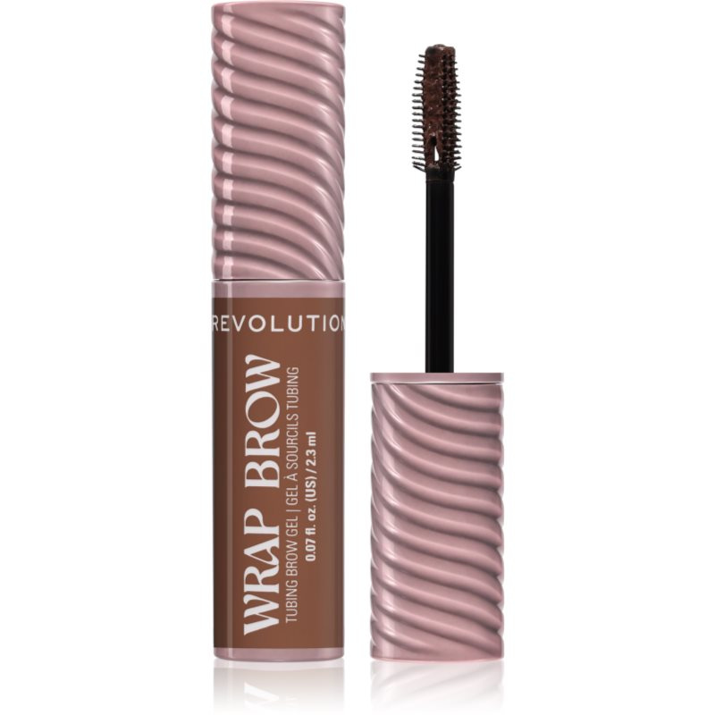 Makeup Revolution Gel na obočí Wrap Brow Warm Brown