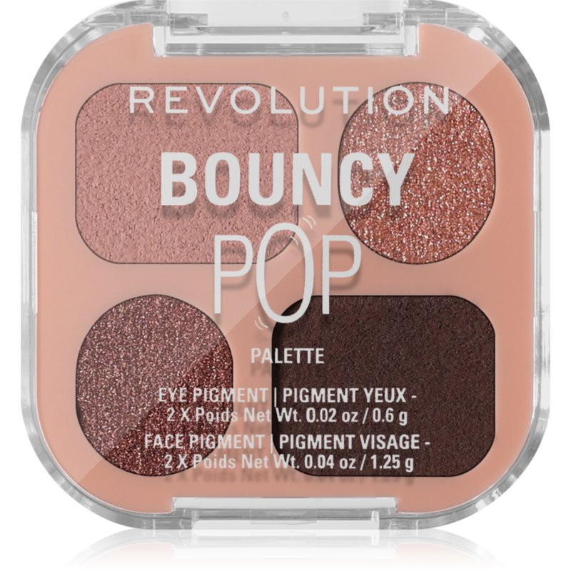 Makeup Revolution Paletka očních stínů Bouncy Pop Ember
