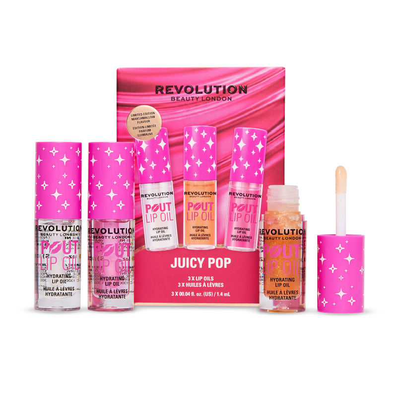 Revolution Dárková sada Juicy Pop Lip Trio