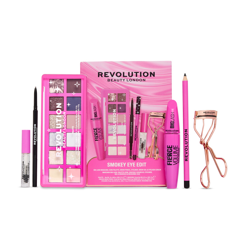 Revolution Smokey Eye Edit dárková sada na oči a obočí pro ženy 1 ks
