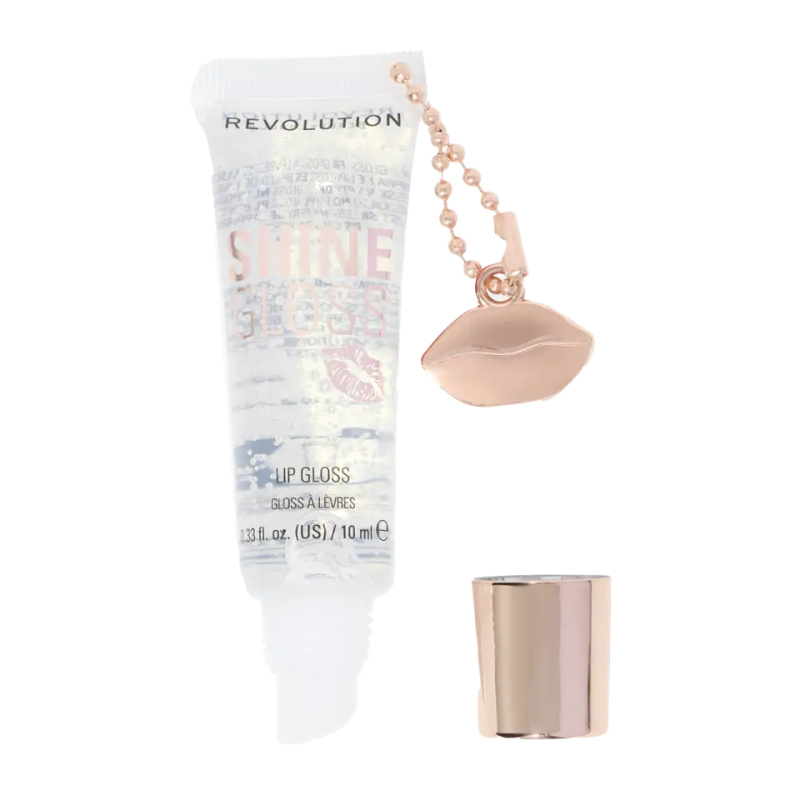 Revolution Shine Gloss lesk na rty odstín Clear Sugar 10 ml