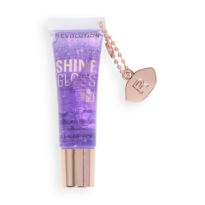 Revolution Shine Gloss lesk na rty odstín Purple Gummy 10 ml