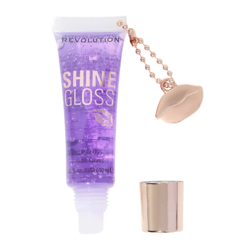 Revolution Shine Gloss lesk na rty odstín Purple Gummy 10 ml
