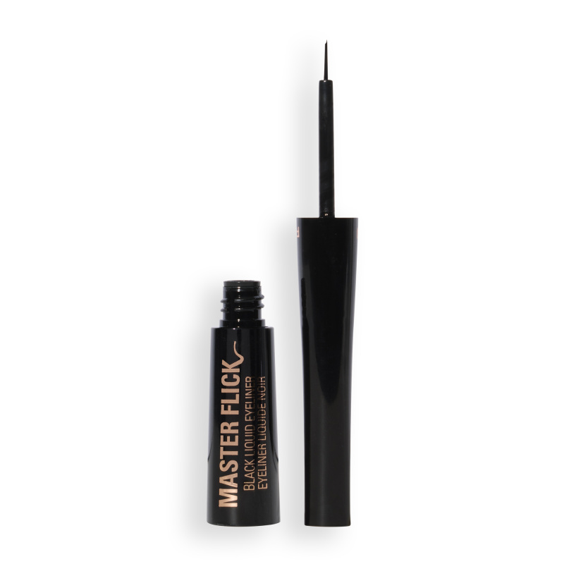 Makeup Revolution Master Flick Liquid Eyeliner precizní tekutá oční linka odstín Black 5 ml