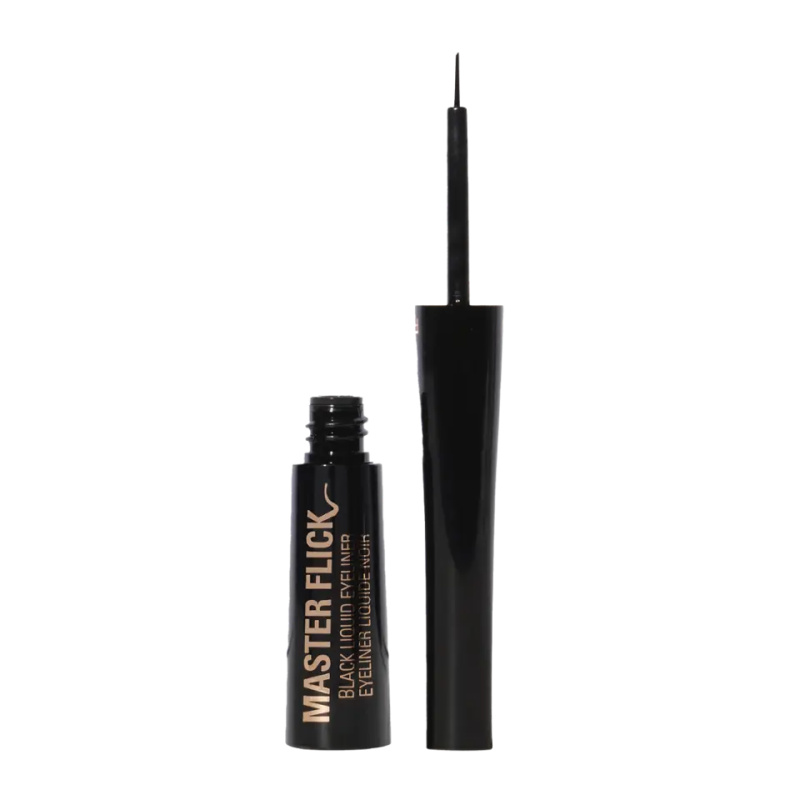 Makeup Revolution Master Flick Liquid Eyeliner precizní tekutá oční linka odstín Black 5 ml