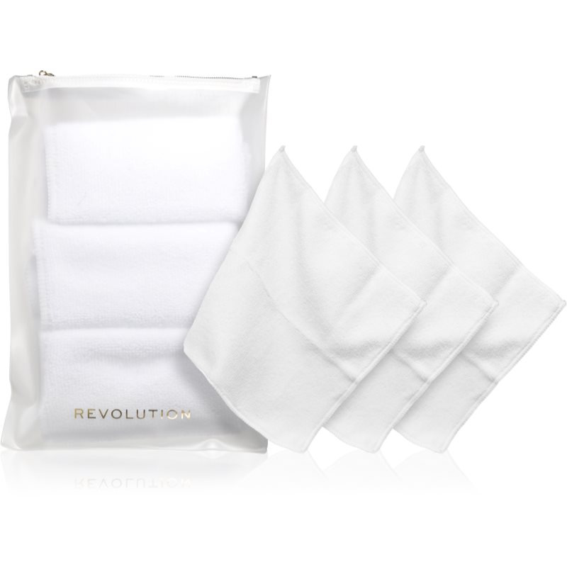 Revolution PRO Miracle Microfibre Cleansing Cloths odličovací ručník 3 ks