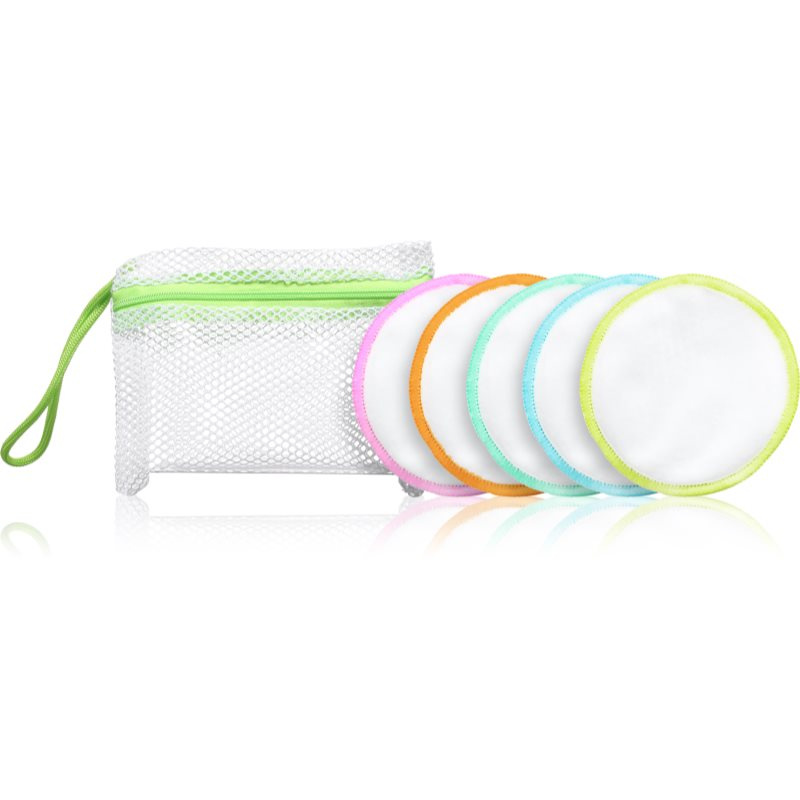 Revolution Skincare Skin Microfibre Cleansing Rounds pratelné odličovací tampony z mikrovlákna 6 ks