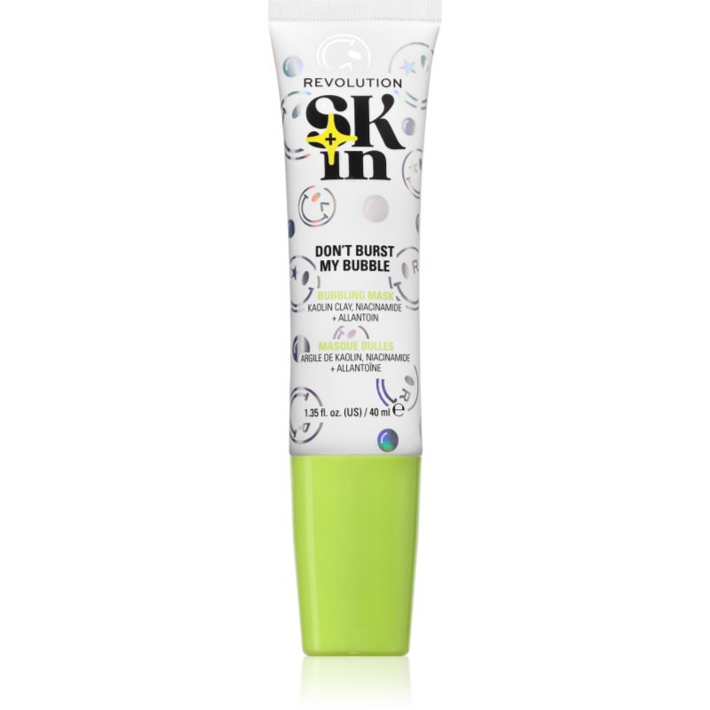 Revolution Skincare S.W.Smiley Bubbling Mask maska na obličej 40 ml