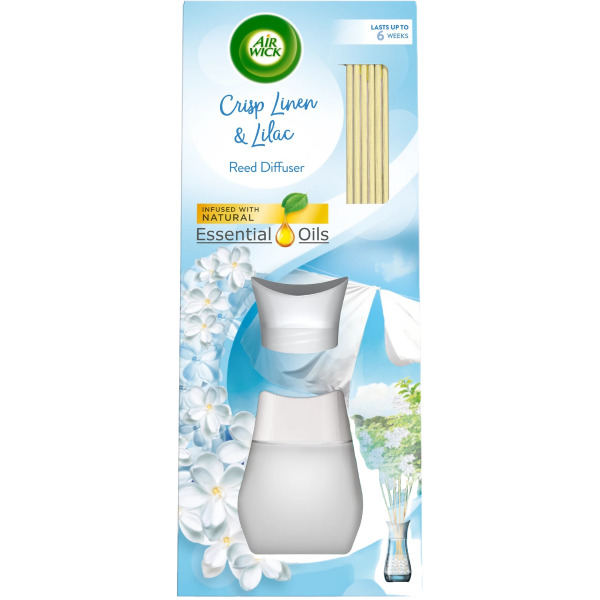 Air Wick vonné tyčinky 42ml Crisp Linen & Lilac