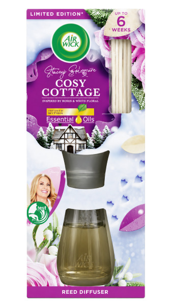 Air Wick vonné tyčinky 42ml Cosy Cottage Fr. Roses