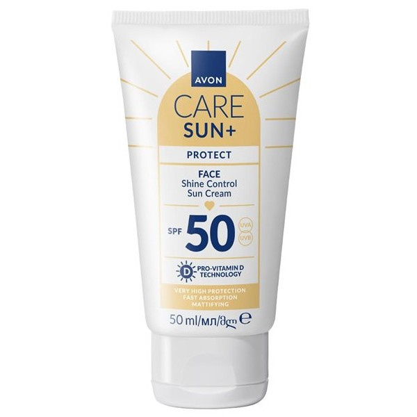 Avon Matující krém na opalování SPF 50 Shine Control Sun Cream 50 ml