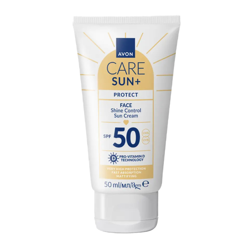 Avon Matující krém na opalování SPF 50 Shine Control Sun Cream 50 ml