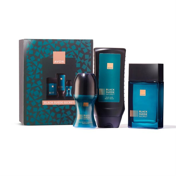 Avon Dárková sada Black Suede Secret