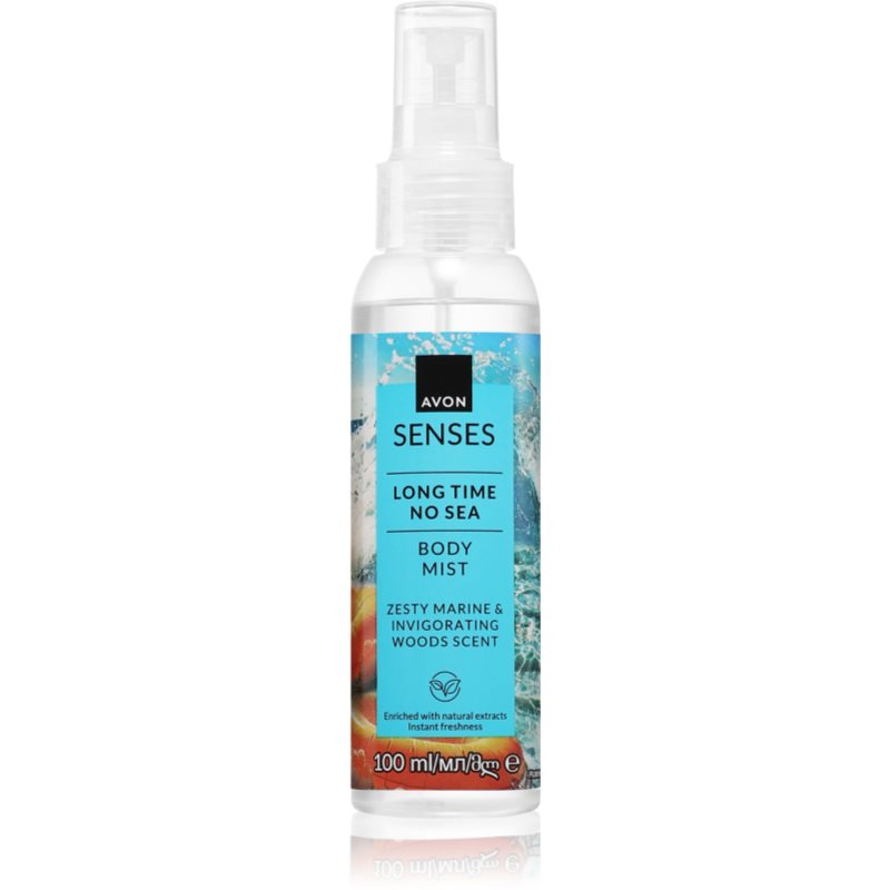 Avon Senses Long Time No Sea tělový sprej pro ženy 100 ml
