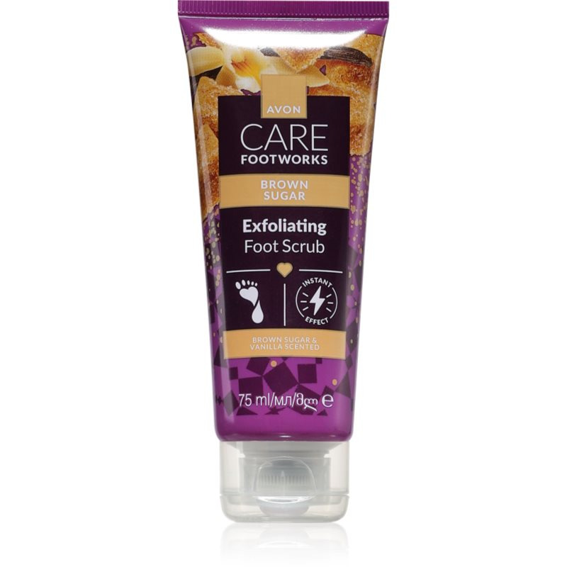 Avon Care Footworks exfoliační peeling na nohy 75 ml