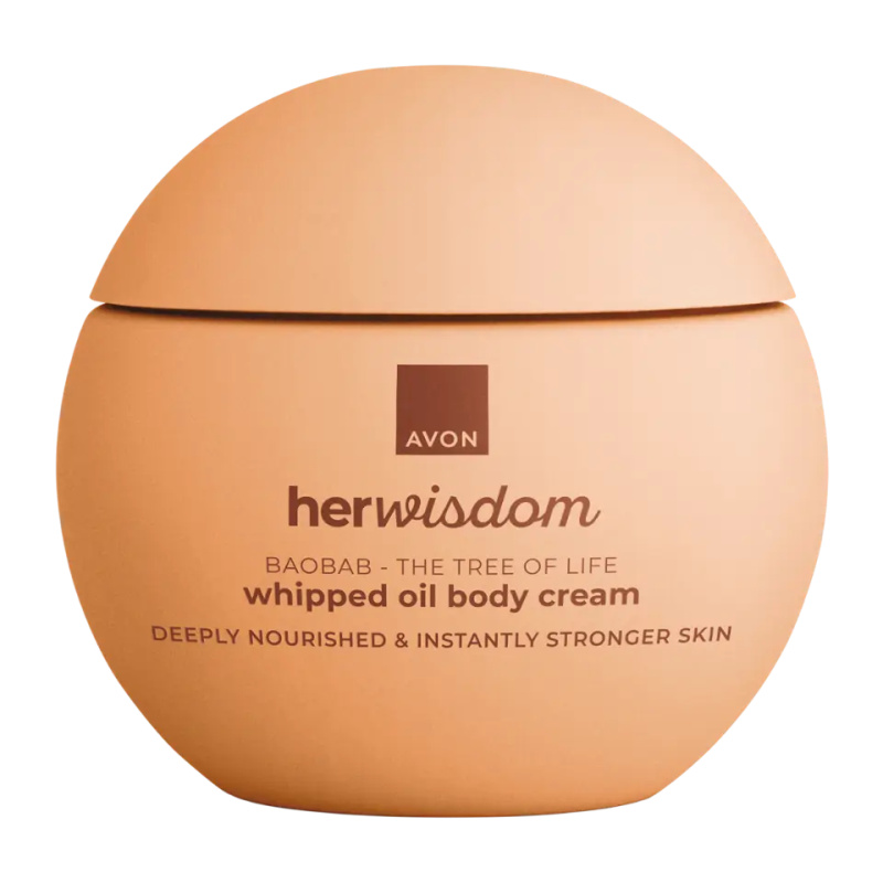 AVON  Nadýchaný tělový krém Her Wisdom Baobab 180 ml