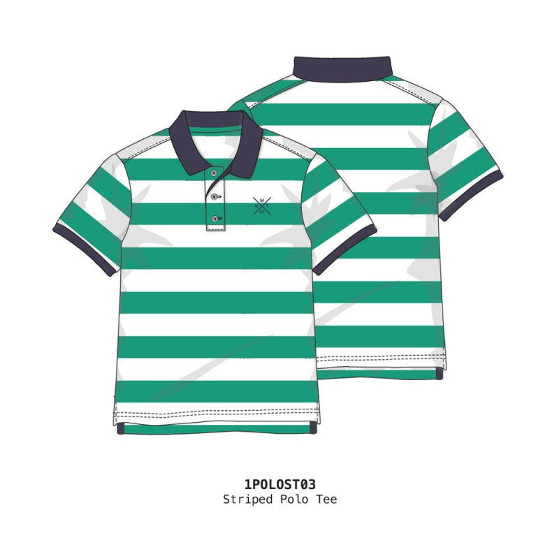 Tričko chlapecké Polo s krátkým rukávem, Minoti, 1POLOST 3, zelená - 74/80 | 9-12m