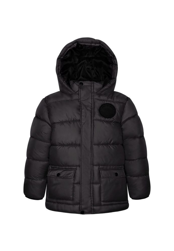 Kabát chlapecký nylonvý Puffa, Minoti, 11COAT 11, černá - 134/140 | 9/10let
