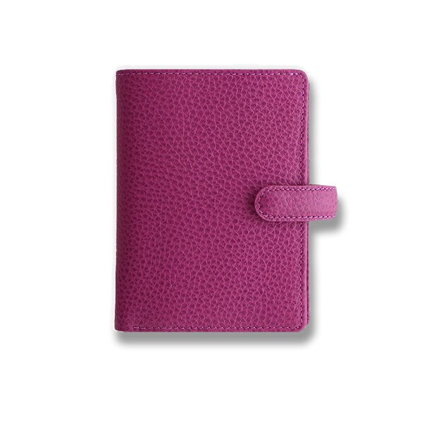 Diář Mini Filofax Finsbury A8 malinový