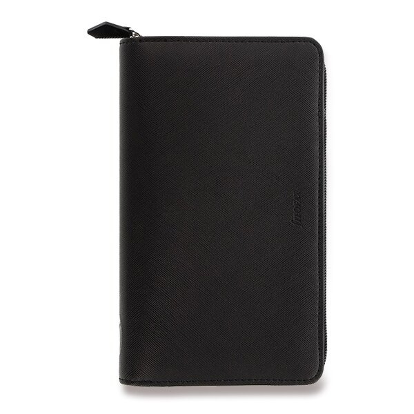Osobní diář Filofax Saffiano Compact Zip A6 černý