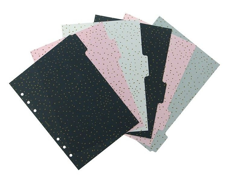 Rozřazovač Confetti 6 záložek náplň A5 diářů Filofax