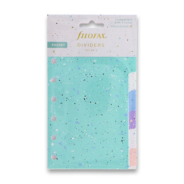 Rozřazovač Expressions 6 záložek náplň kapesních A7 diářů Filofax