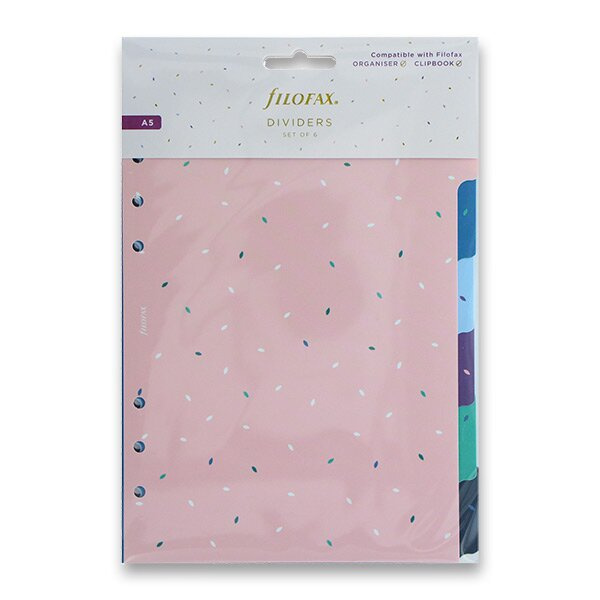 Rozřazovač Garden 6 záložek náplň A5 diářů Filofax