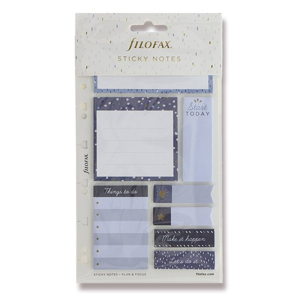 Lepicí bločky Indigo náplň osobních/A5 diářů Filofax