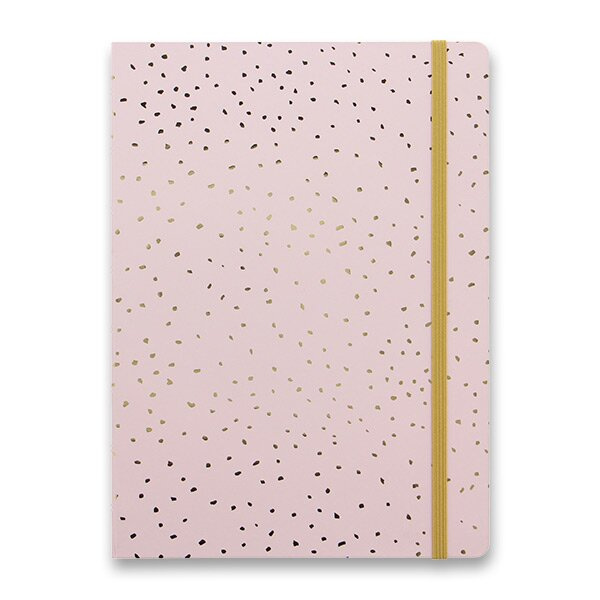 Zápisník Filofax Notebook Confetti A5 Rose Quartz