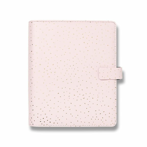 Diář A5 Filofax Confetti Rose Quartz