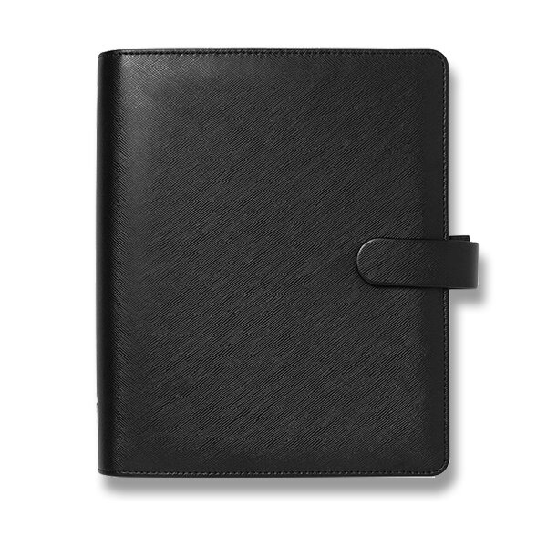 Diář A5 Filofax Saffiano černý