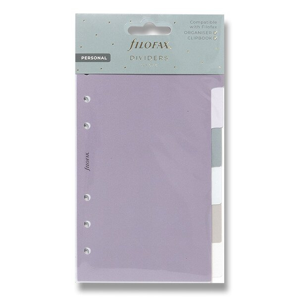 Rozřazovač Norfolk 6 záložek náplň osobních A6 diářů Filofax
