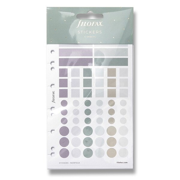 Samolepky Multi Norfolk náplň osobních/A5 diářů Filofax