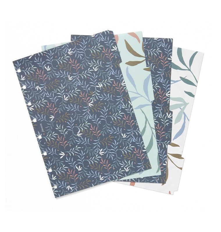 Filofax Rozřazovače pro notebook Botanical, 4 záložky, A5