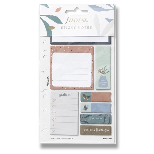 Lepicí bločky Multi Botanical náplň osobních/A5 diářů Filofax
