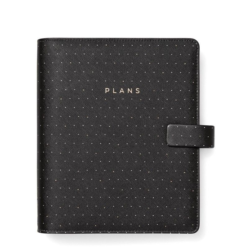 Diář A5 Filofax Moonlight černý