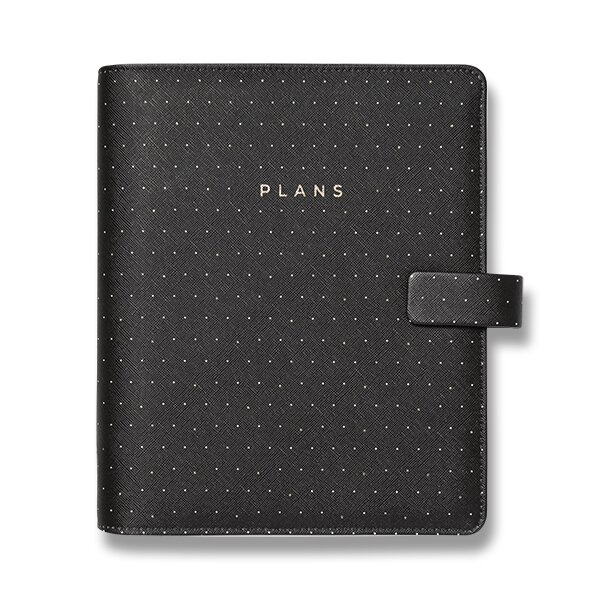 Diář A5 Filofax Moonlight černý