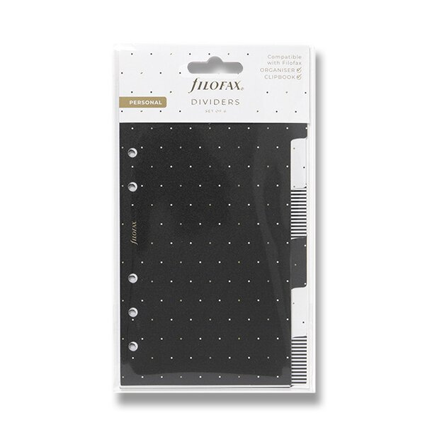 Rozřazovač Moonlight 6 záložek náplň osobních A6 diářů Filofax