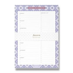 Trhací blok Filofax Mediterranean plánování jídla