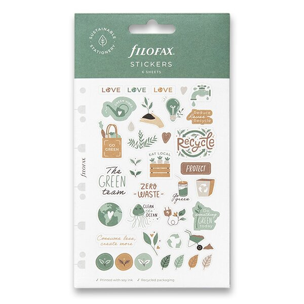 Samolepky Eco Essential náplň osobních/A5 diářů Filofax