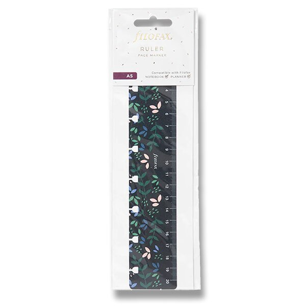 Pravítko/záložka, Garden náplň A5 k Notebook Filofax
