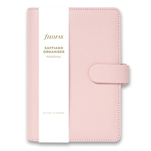 Osobní diář Filofax Saffiano A6 růžový