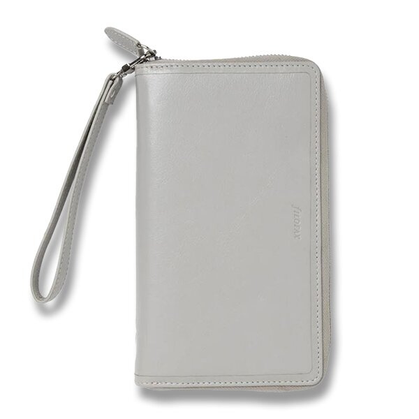 Osobní diář Filofax Malden Compact Zip A6 šedý
